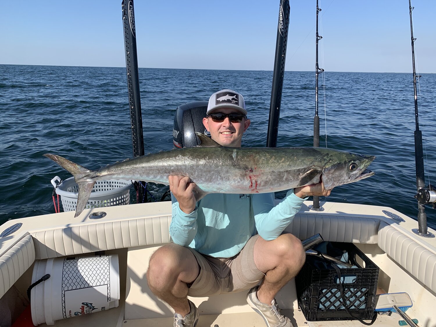 King Mackerel, a 40-inch catch, in St. Petersburg, Florida