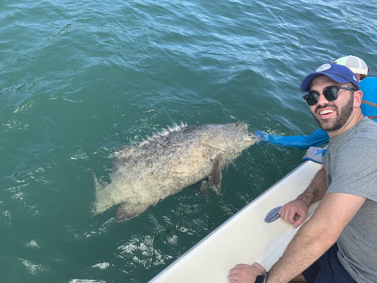 Fisherman with one 17-inch catch in FL