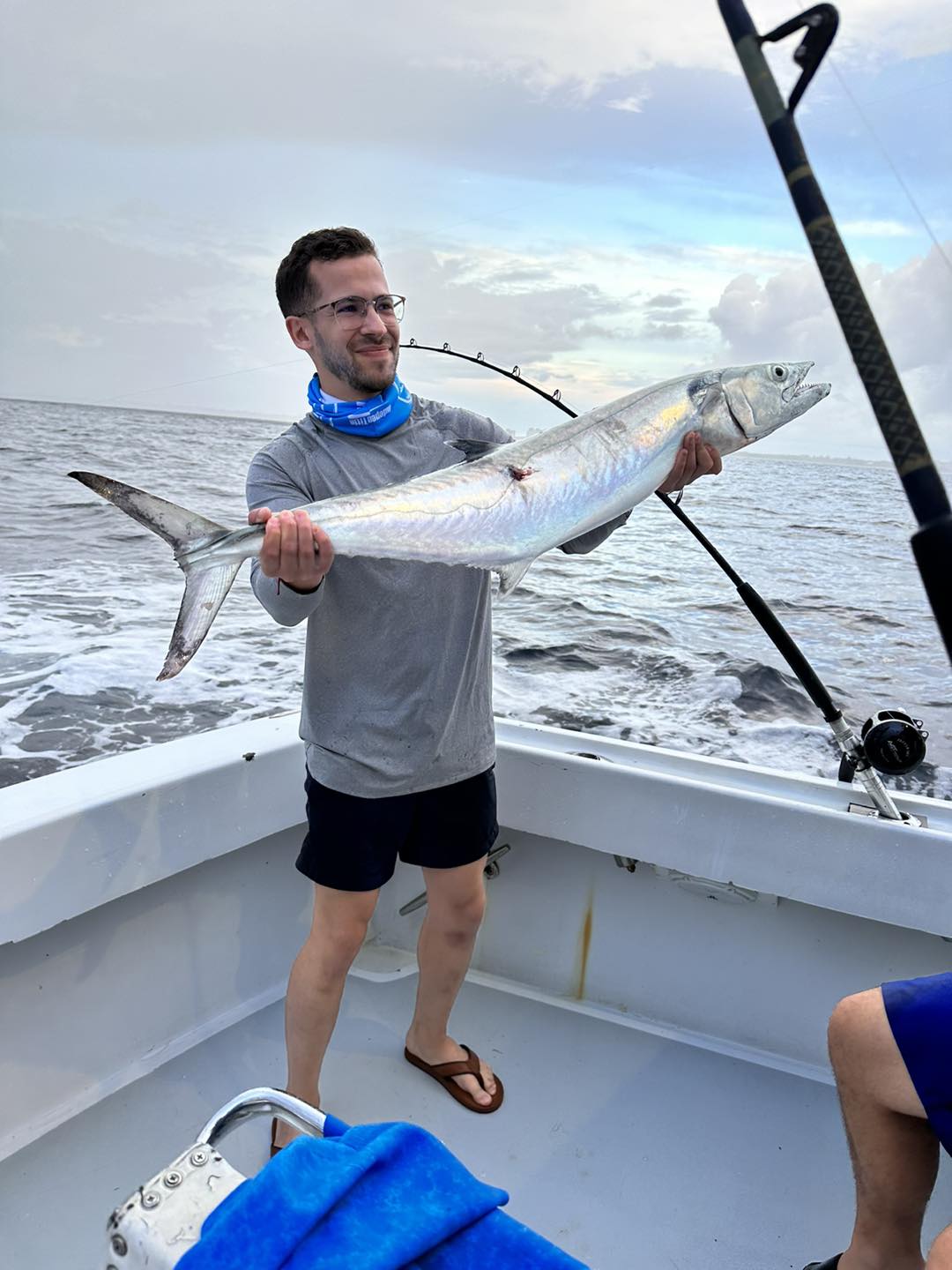 A large King Mackerel caught while fishing in FL