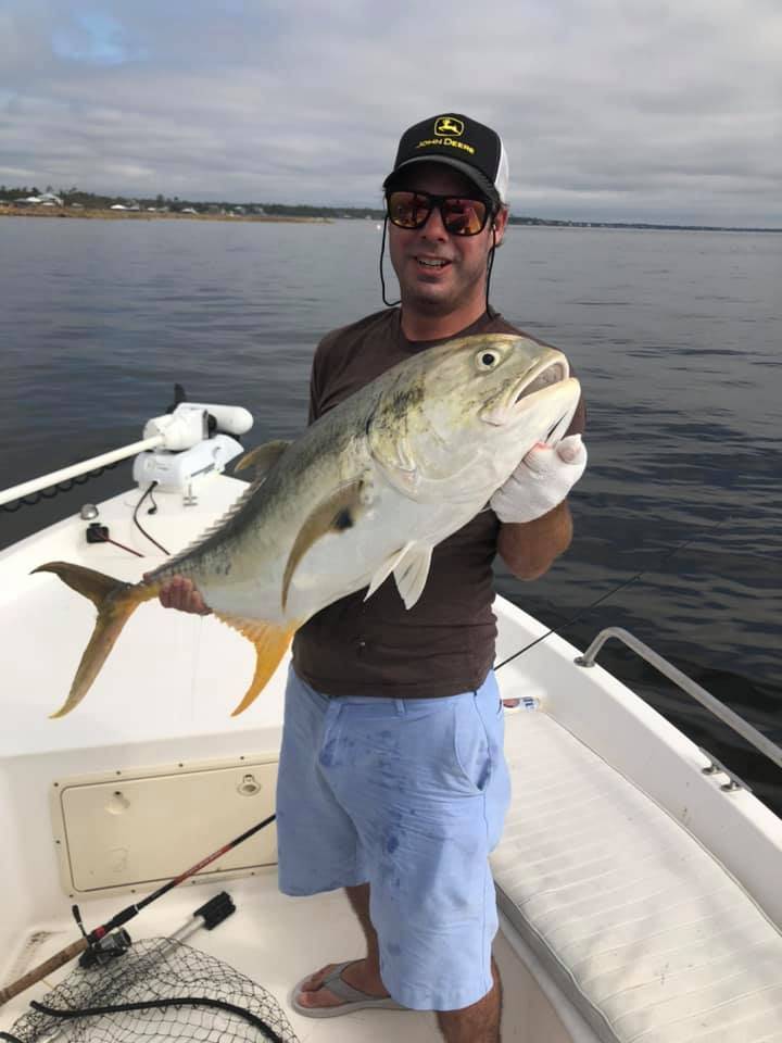 Crevalle Jack, 24-inch fish caught while fishing in AL