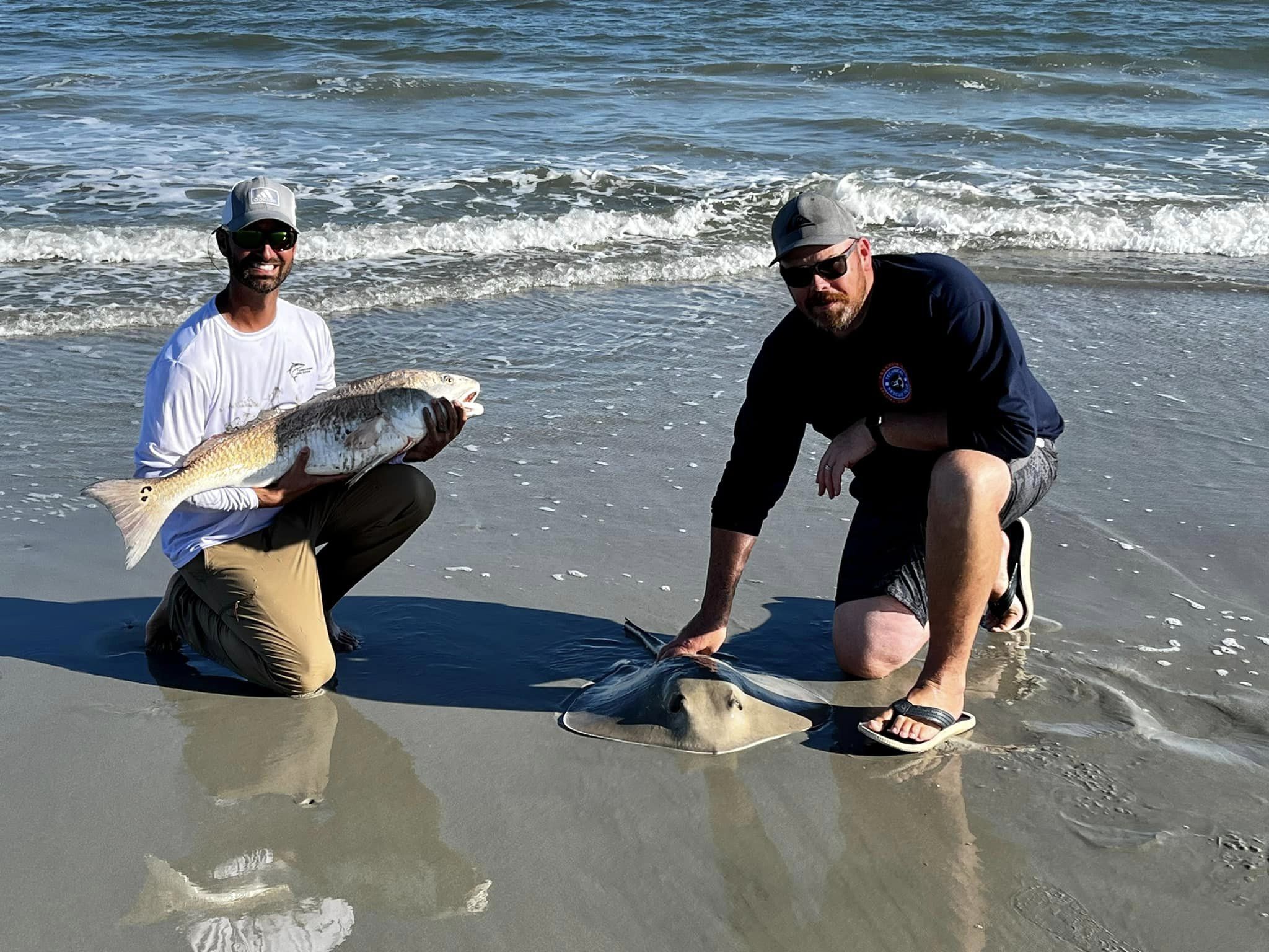 Redfish caught while fishing in SC