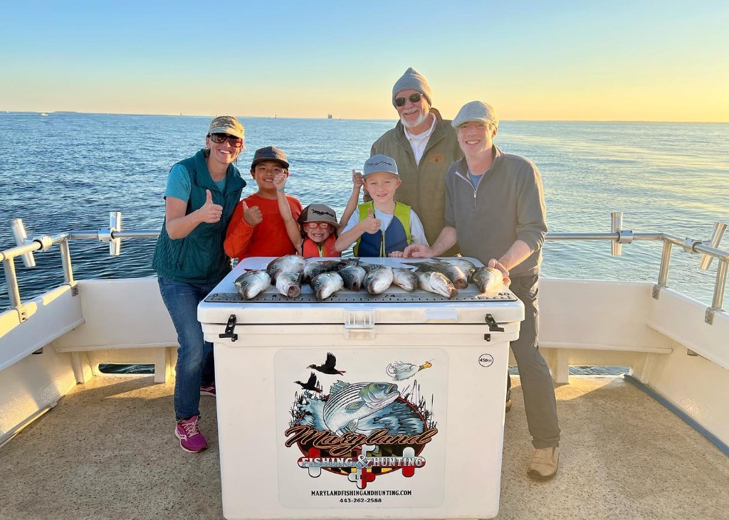 6 people fishing in Stevensville
