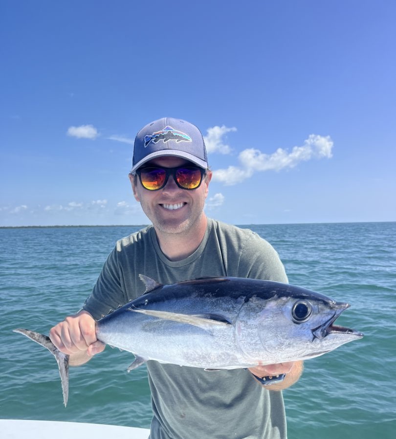 Angler with one fishing rod in FL