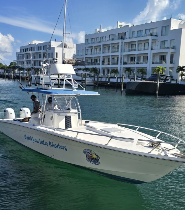 Angler fishing in Nassau, Bahamas