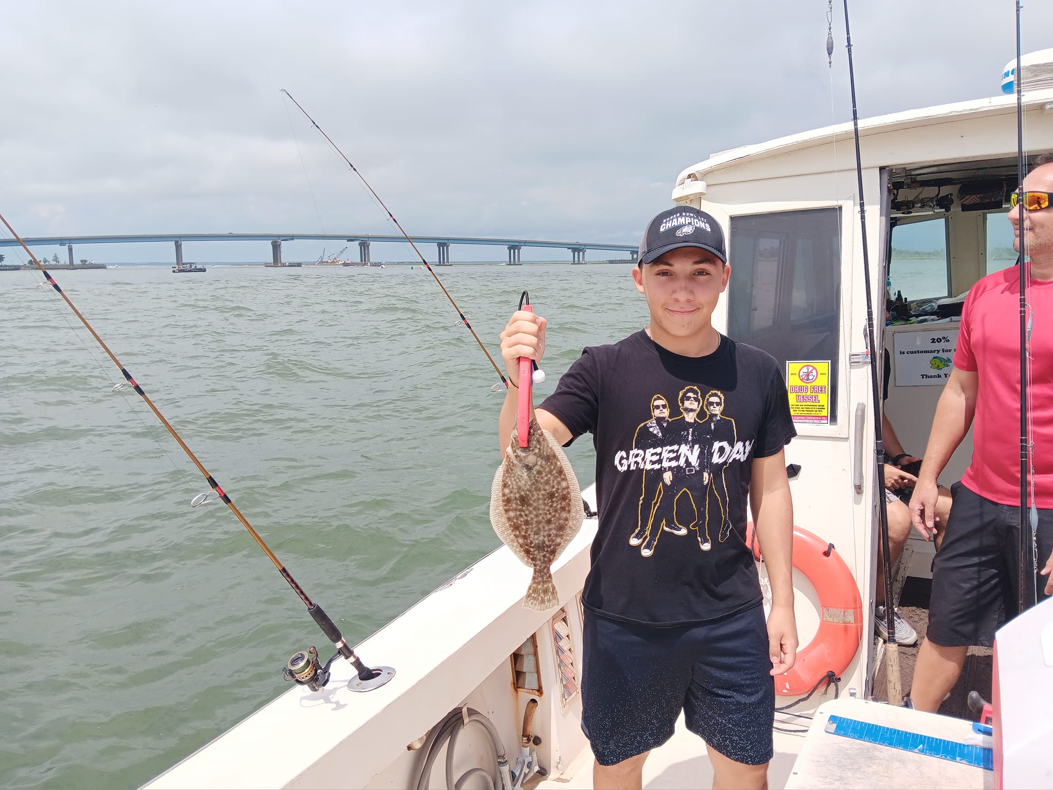 Southern Flounder fishing in Brigantine