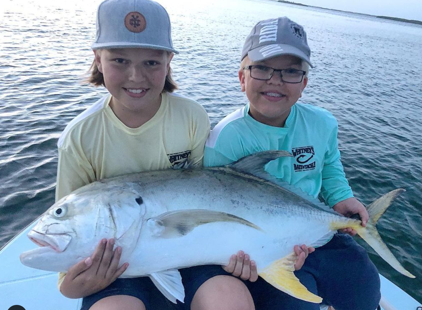 Crevalle Jack fish caught while fishing in FL