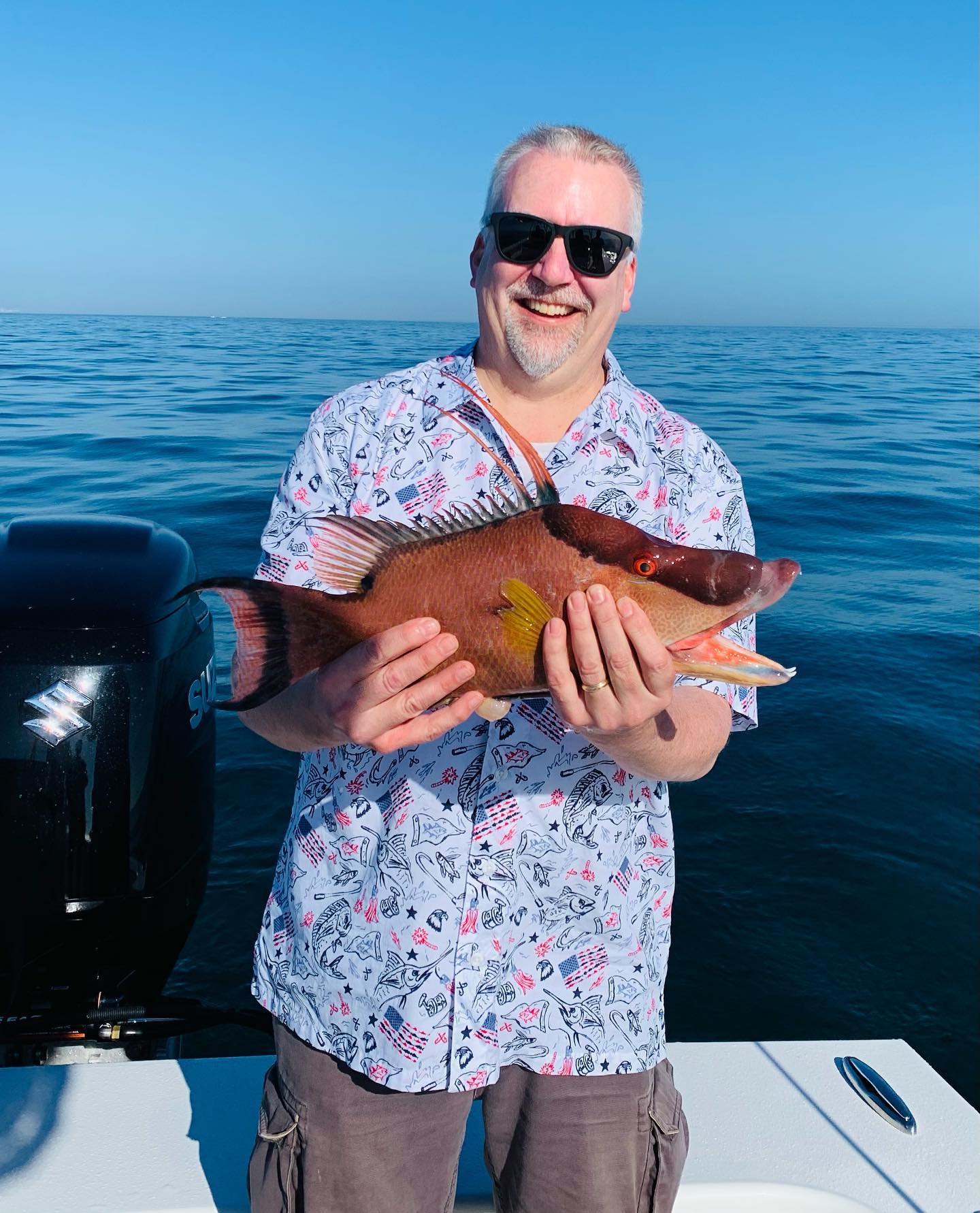 Hogfish caught in FL while fishing