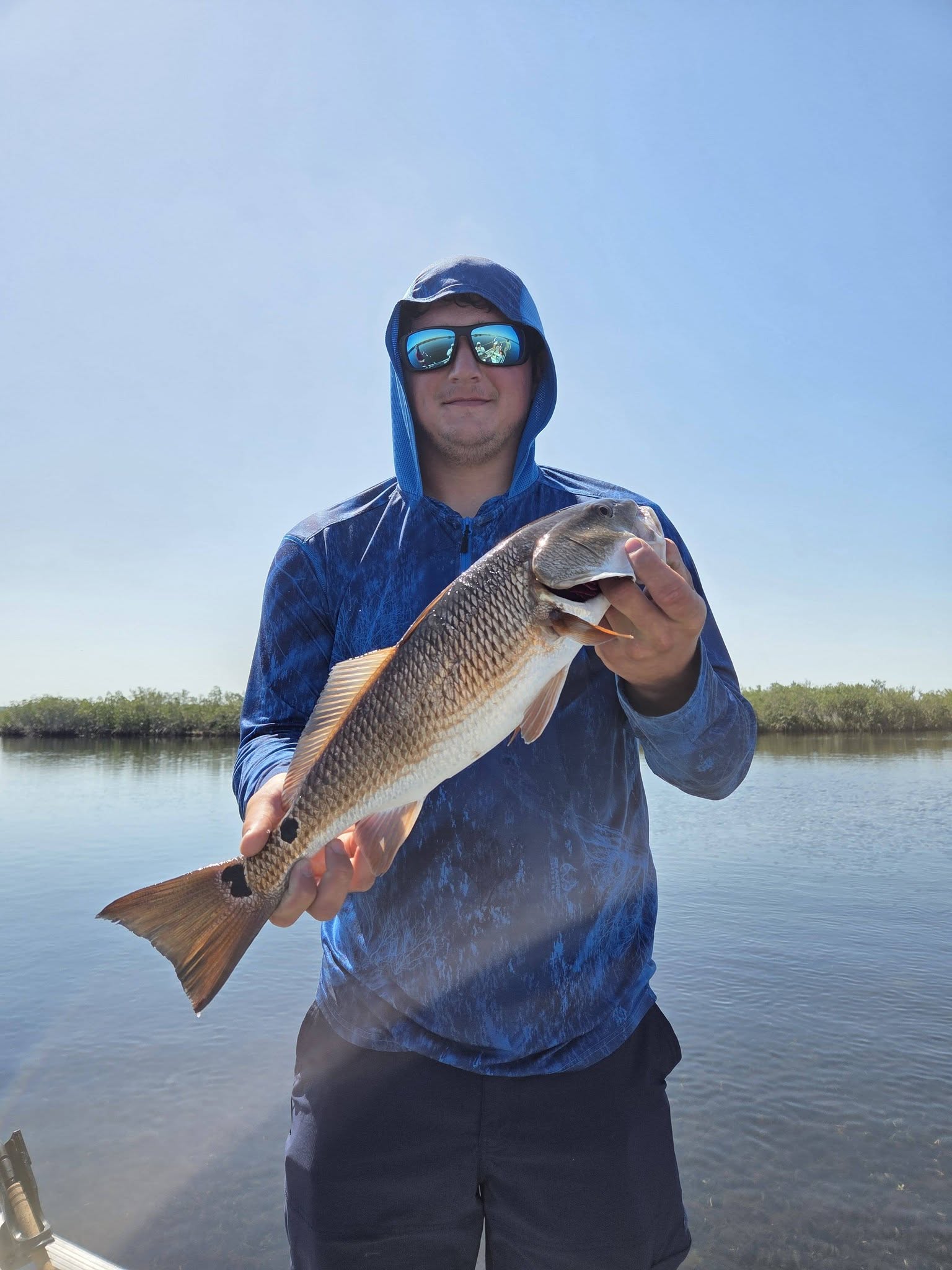 Redfish caught while fishing in Bayport FL waters