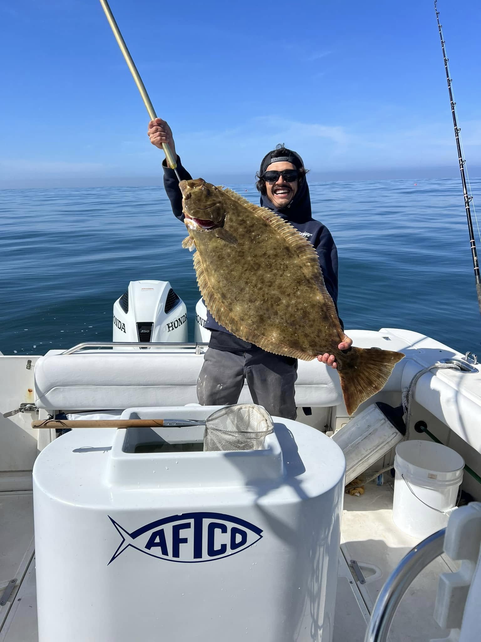 Angler fishing in California