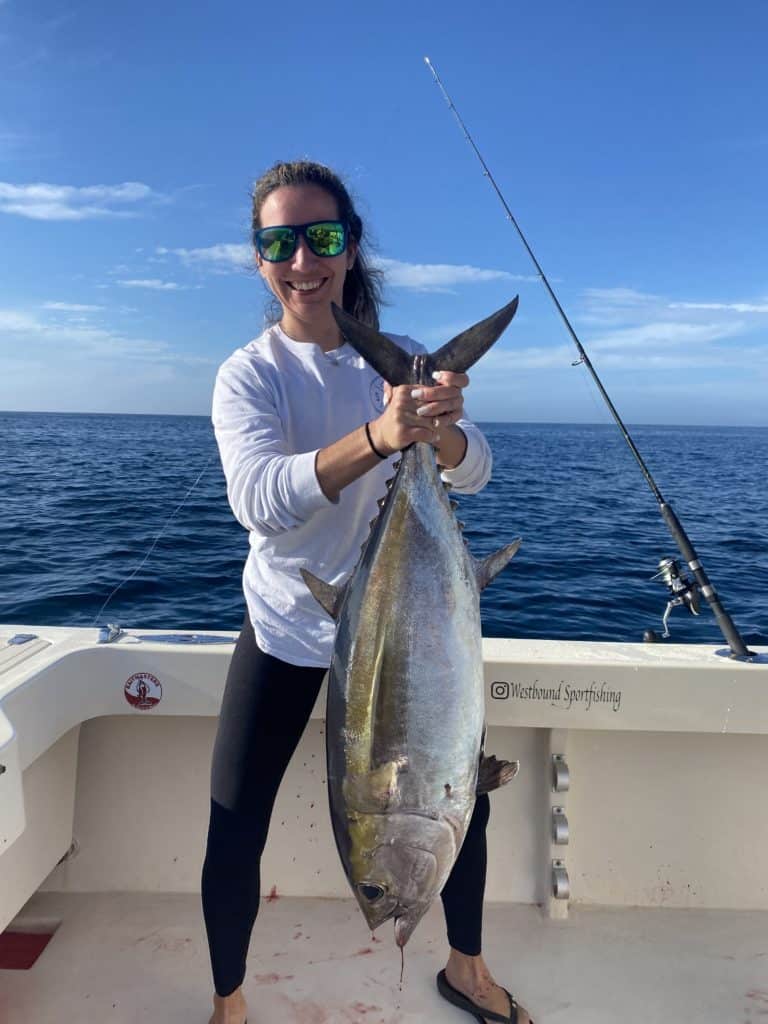 Yellowfin Tuna caught while fishing in FL