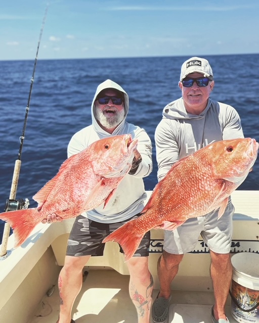 Red Snapper fishing charter boat departing St. Petersburg FL for Gulf of Mexico offshore trip