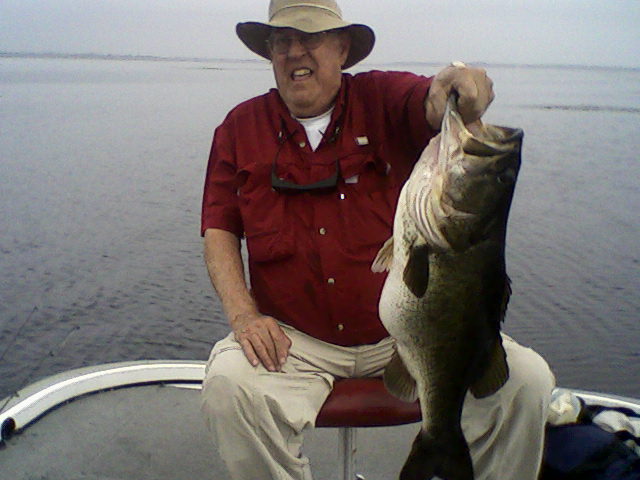 Successful angler with a big catch in FL