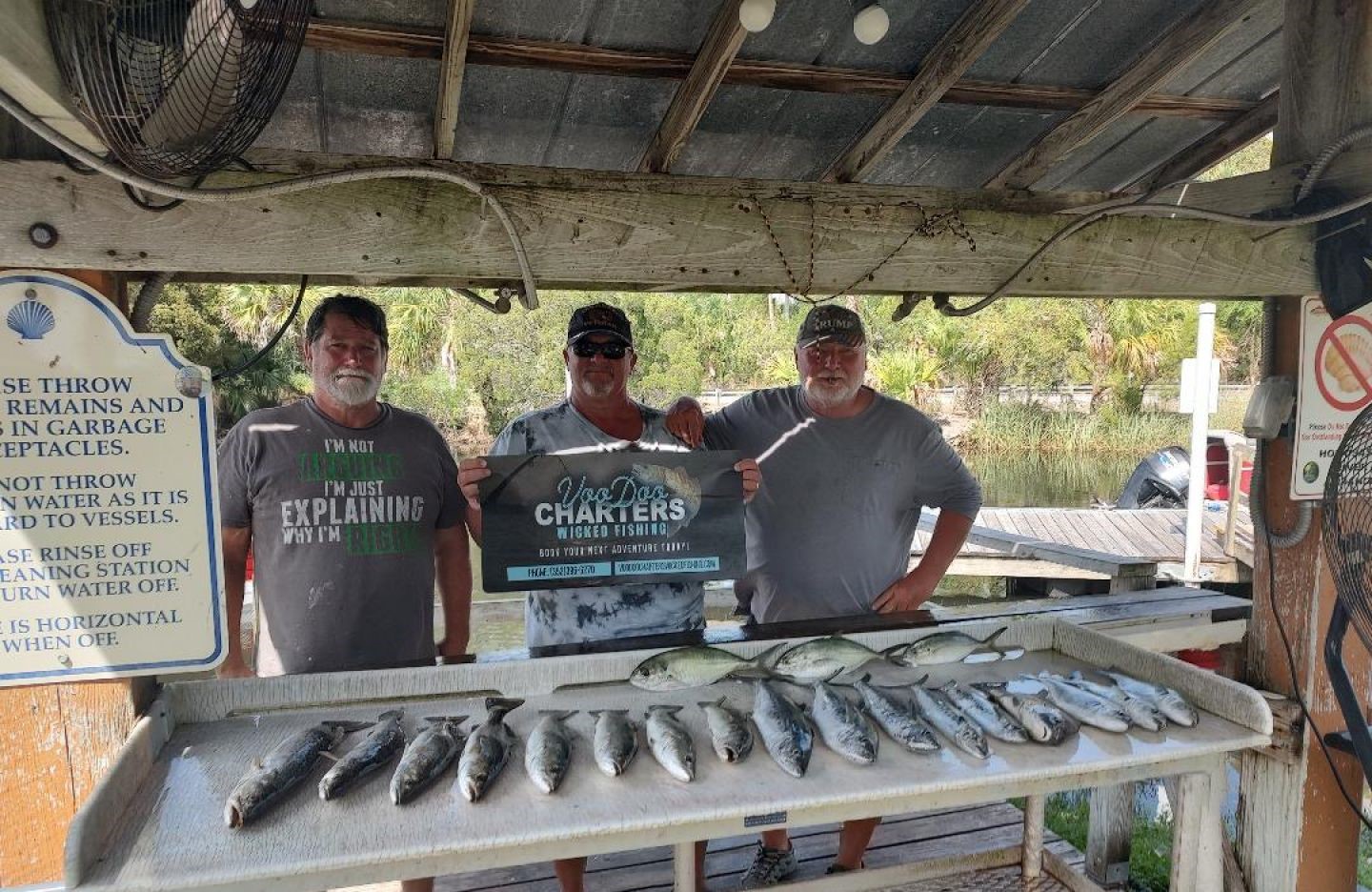 Three anglers fishing in Florida