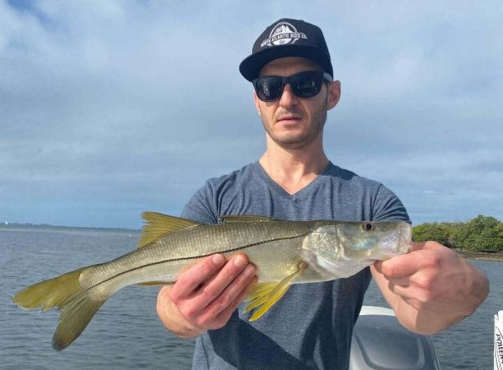 A large snook caught in Sarasota