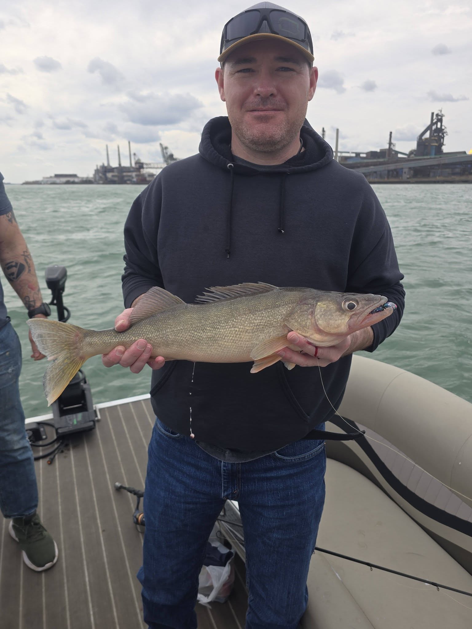 Walleye caught while fishing in Monroe MI