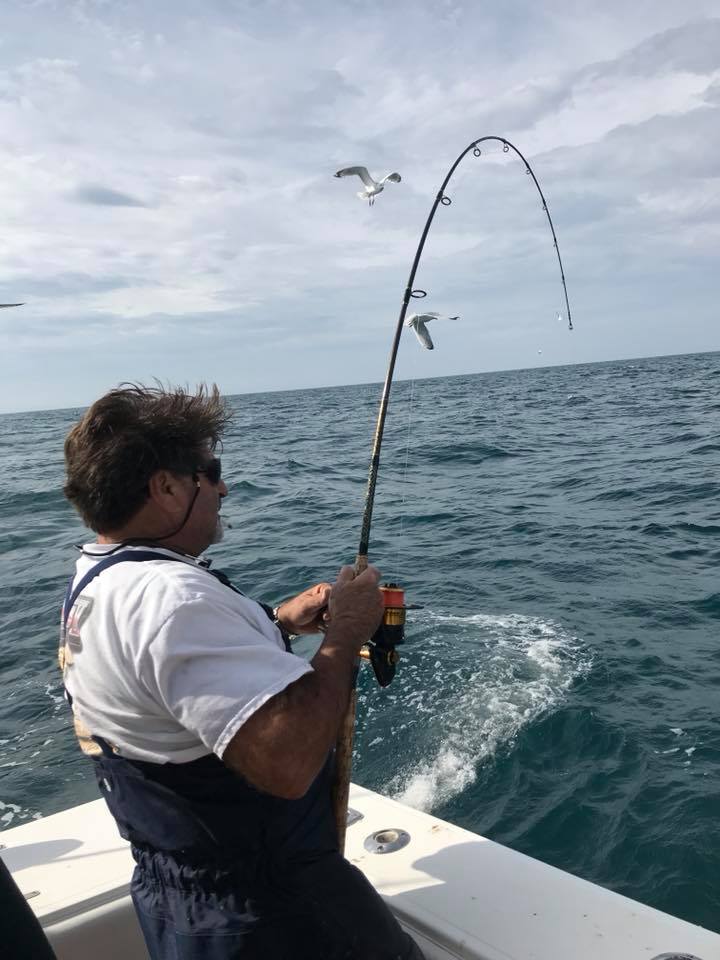 Angler enjoying a day of fishing in Tarpon Springs