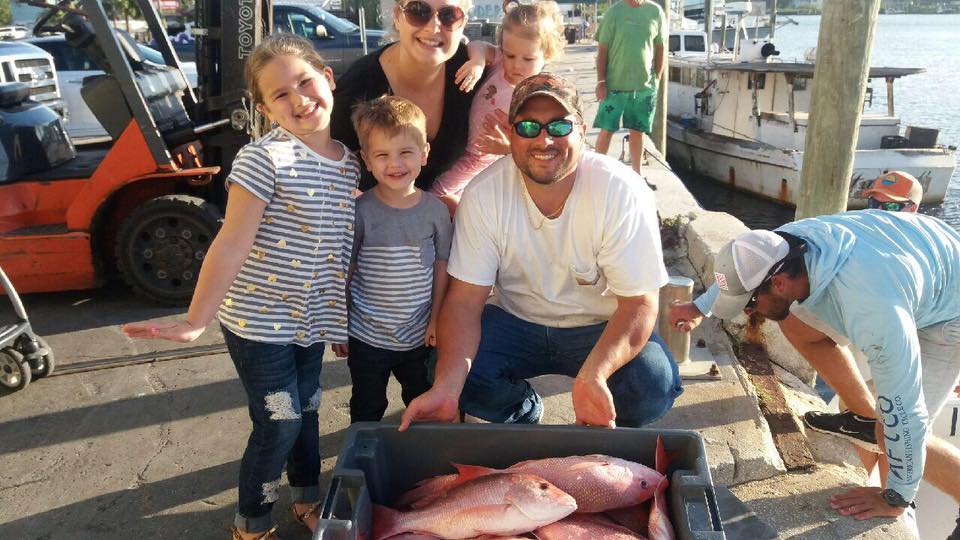 Anglers fishing in Tarpon Springs, Florida