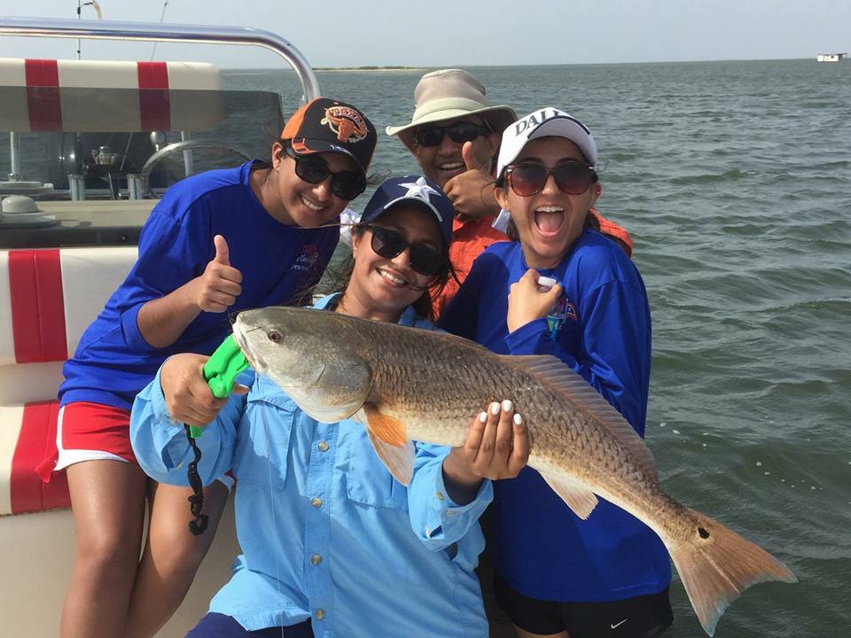 A big redfish caught while fishing in Murrells Inlet