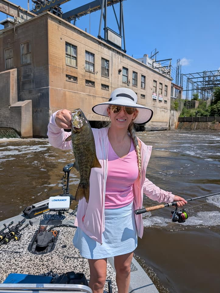Single angler fishing in Minnesota
