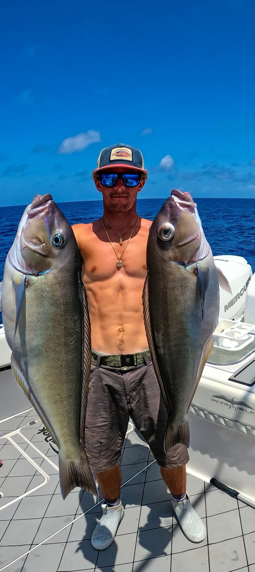 Two big fish caught while fishing in Key West