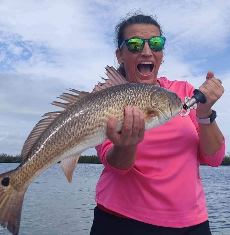 Redfish caught in Placida