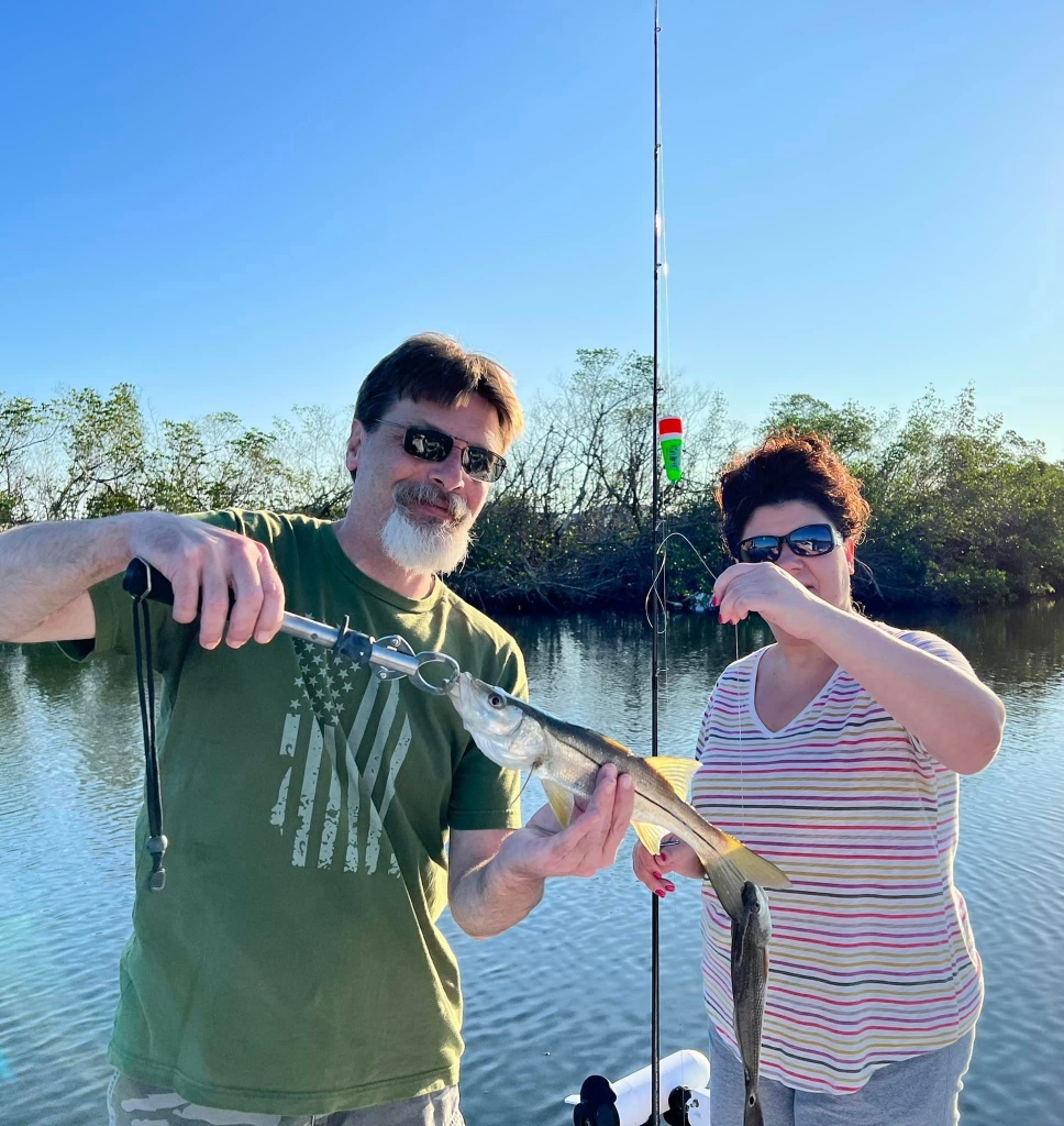 Snook fish caught while fishing in FL
