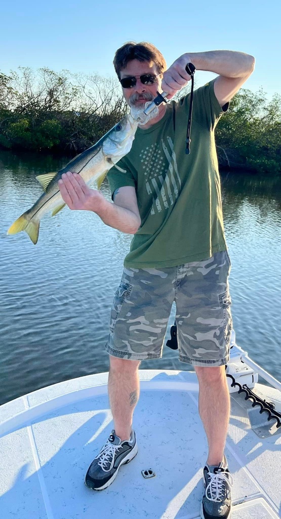 Photograph of a snook fish caught in Placida