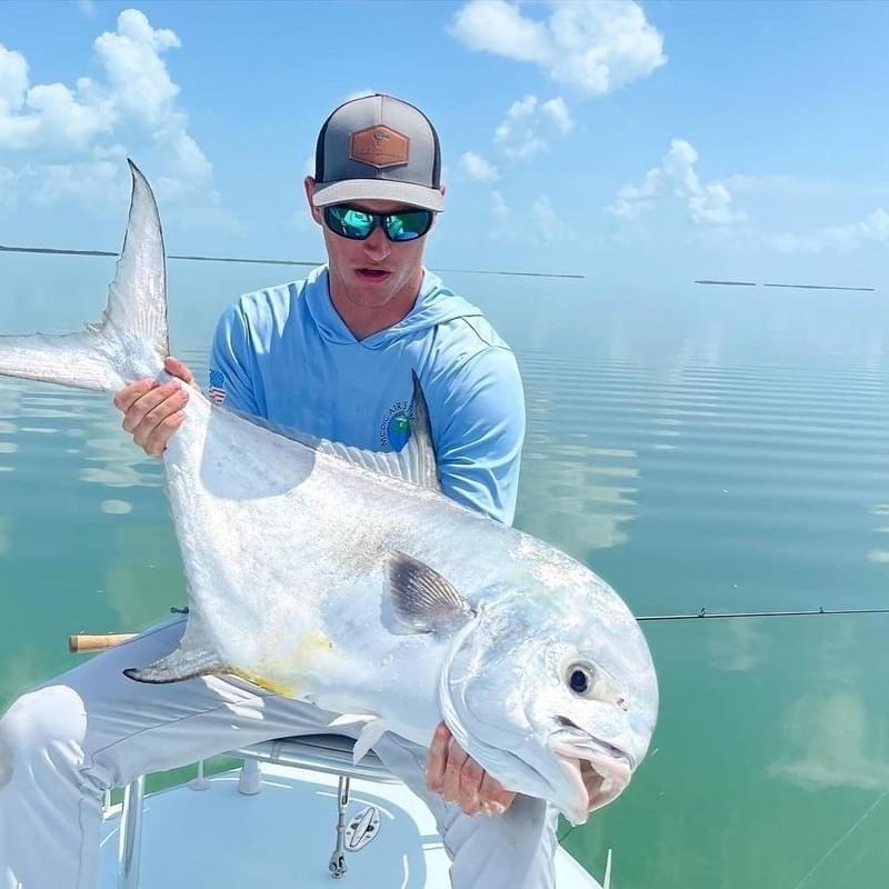 Lone angler fishing in Tavernier