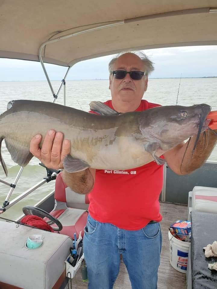 One person fishing in Port Clinton