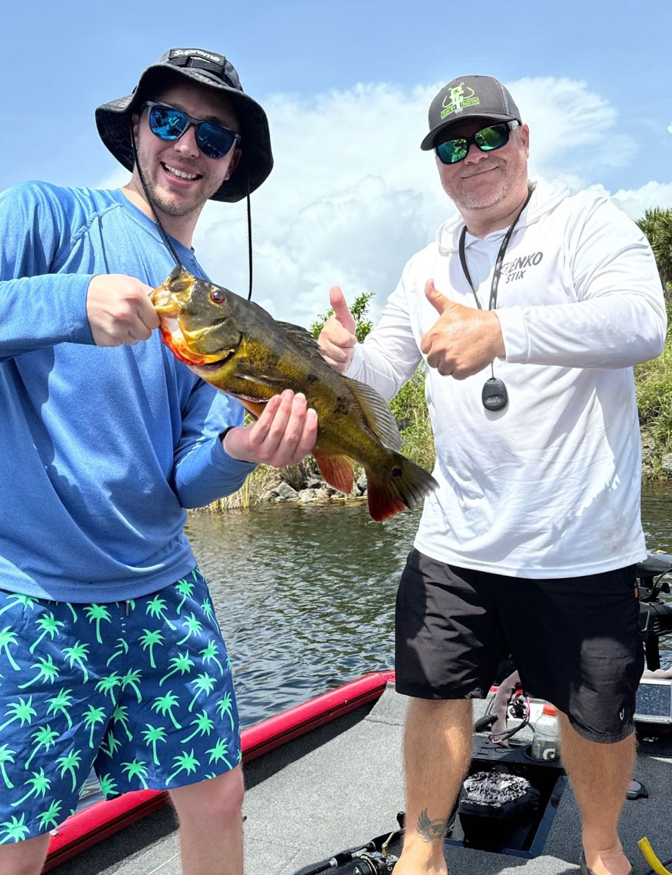 Anglers with their catch in Fort Lauderdale