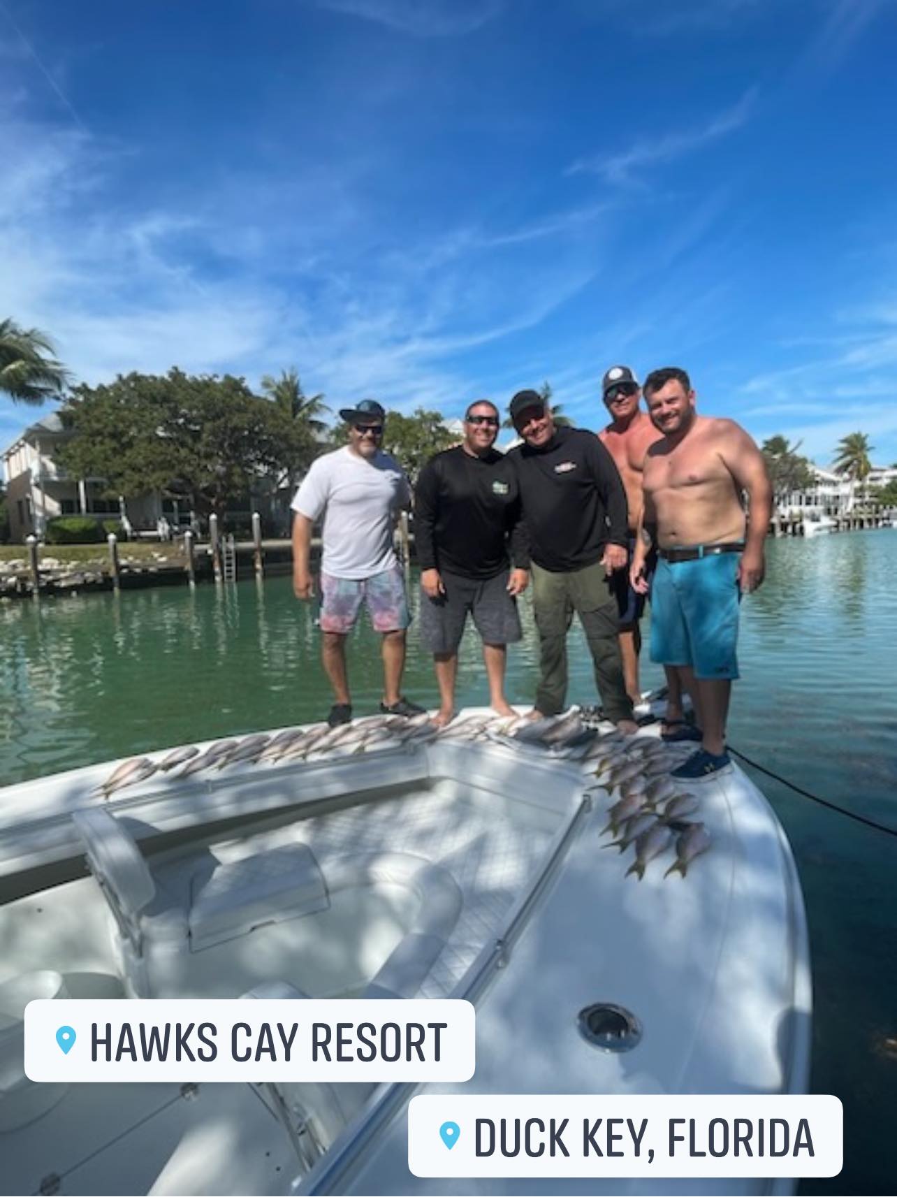 5 people fishing in FL