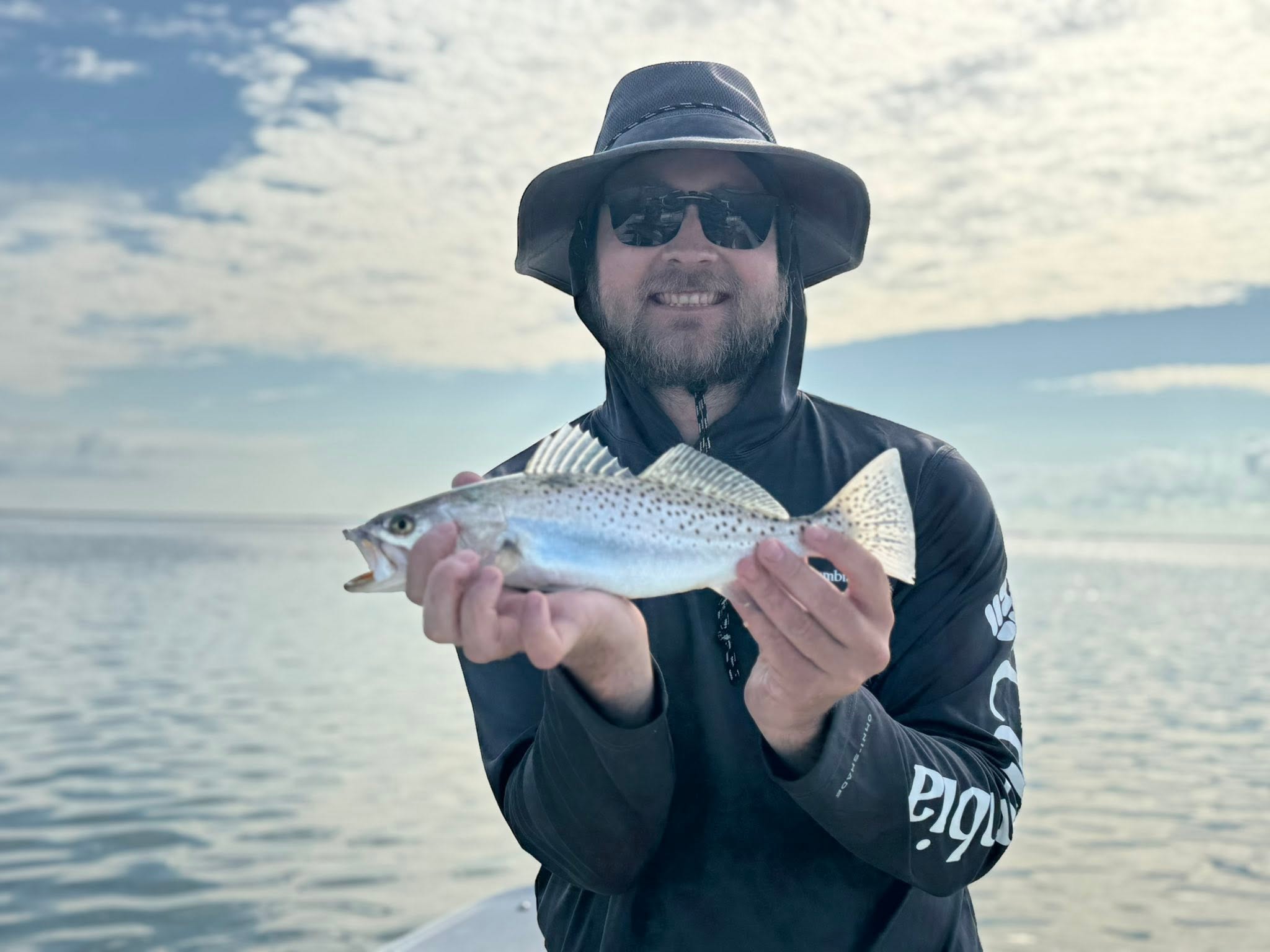Speckled trout catch from fishing trip in Tavernier FL