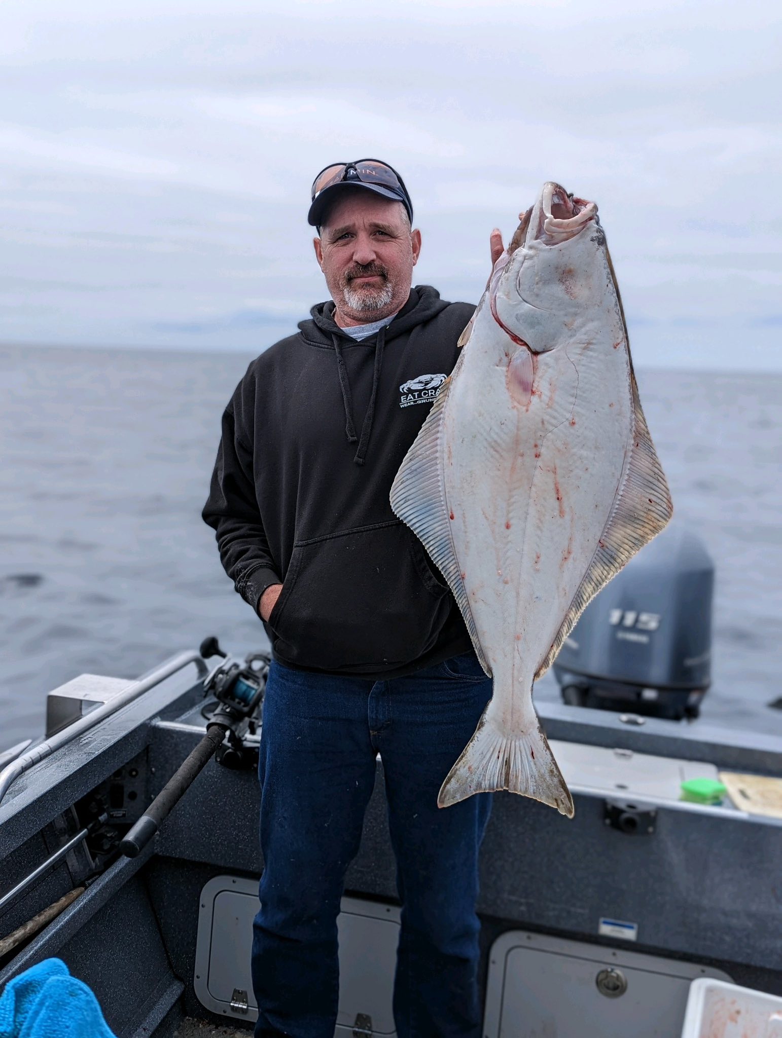 Pacific halibut caught during fishing trip in Charleston OR