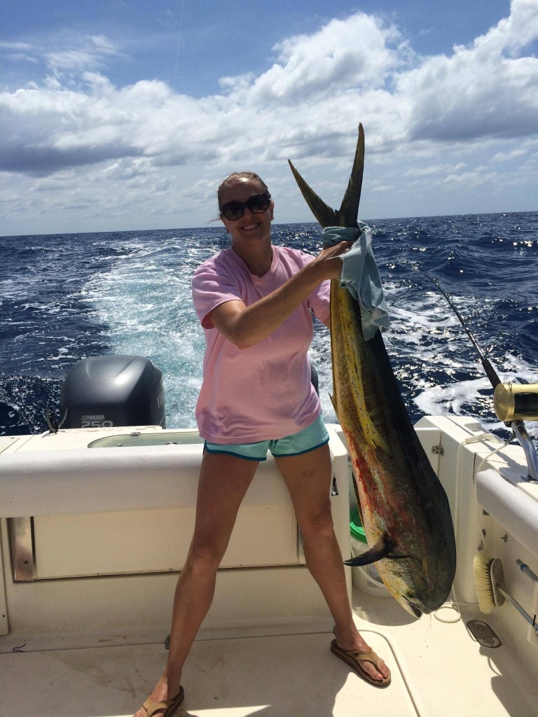 Angler with a 30-inch fish in NC
