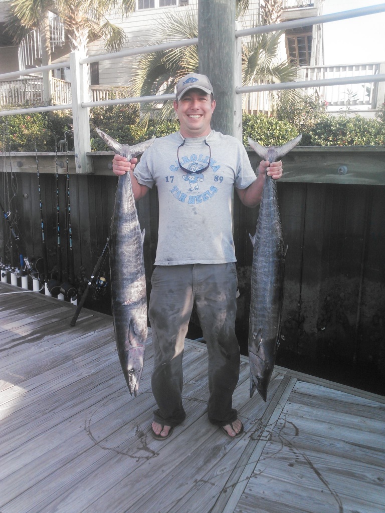 Two Wahoo fish caught in Davis