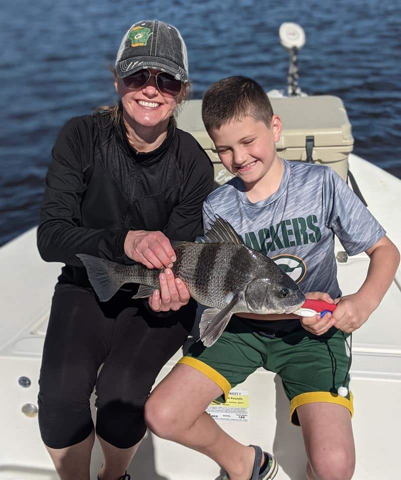 Black Drum fish caught in FL