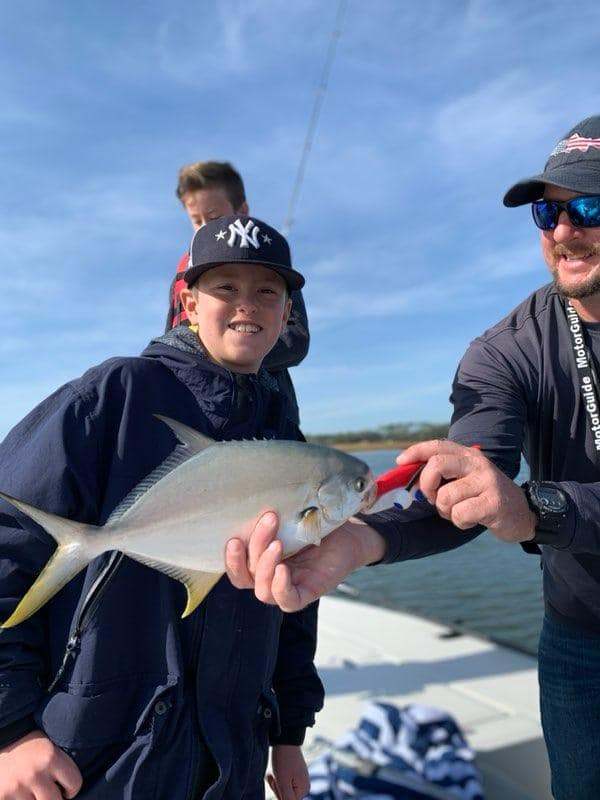 A big Florida Pompano fish caught in FL