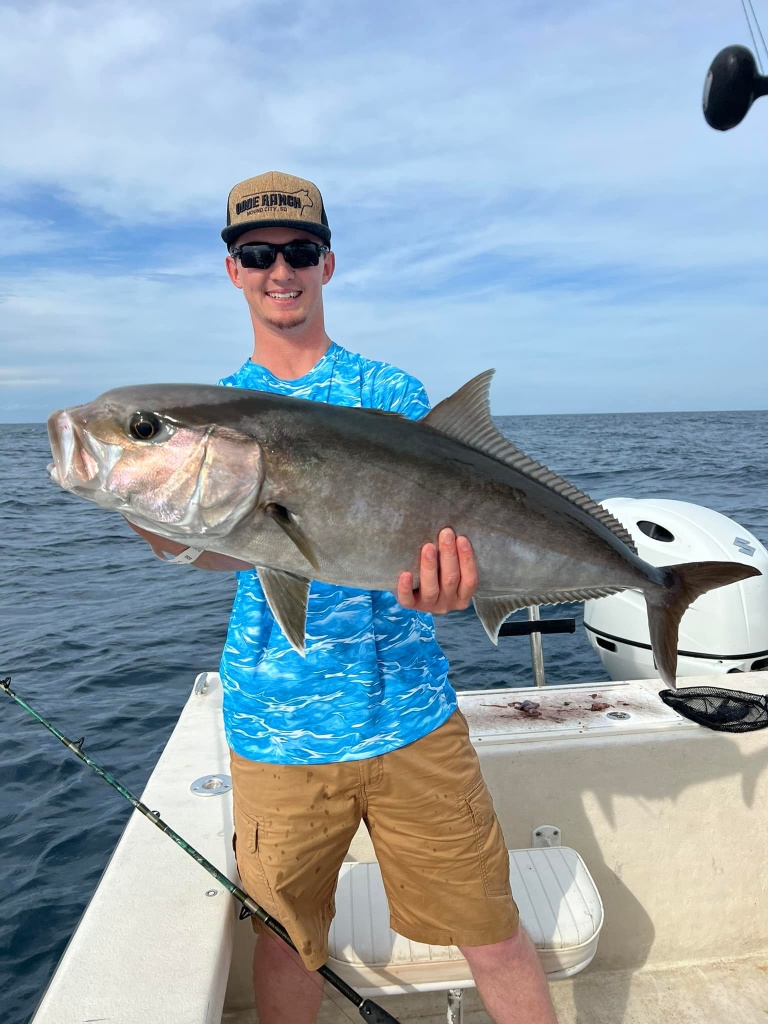 Angler posing with large catch in Florida
