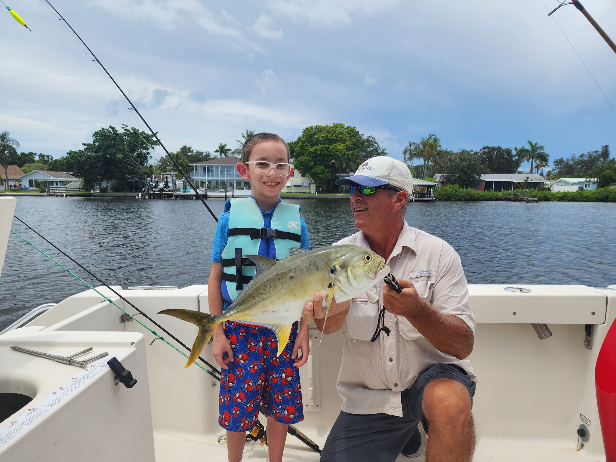 Crevalle Jack fish caught while fishing in FL