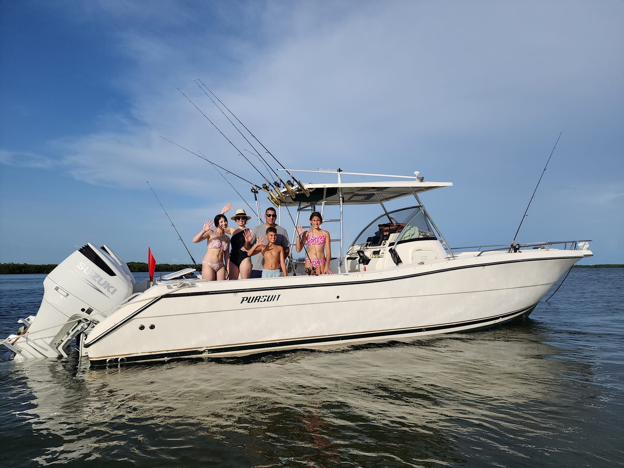5 anglers fishing in FL