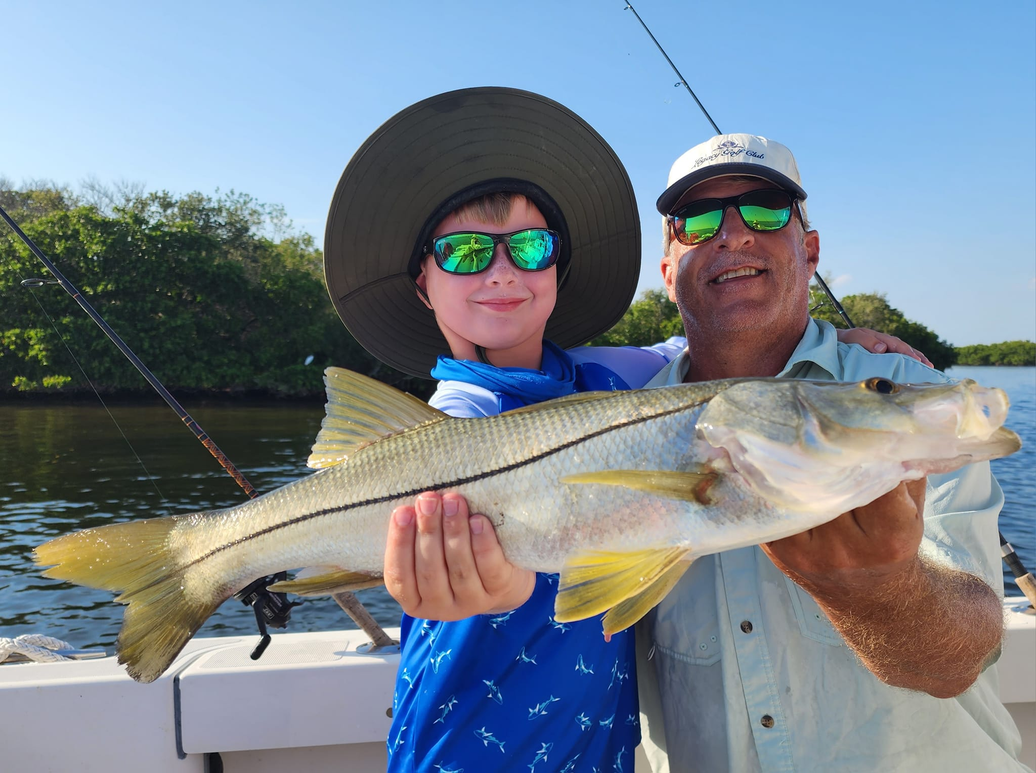Snook caught on fishing tour in Bradenton, Florida