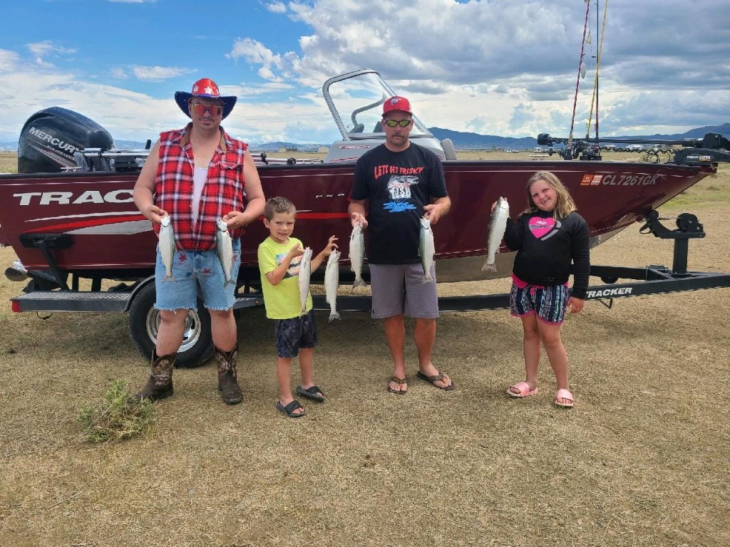 One small fishing in Wyoming