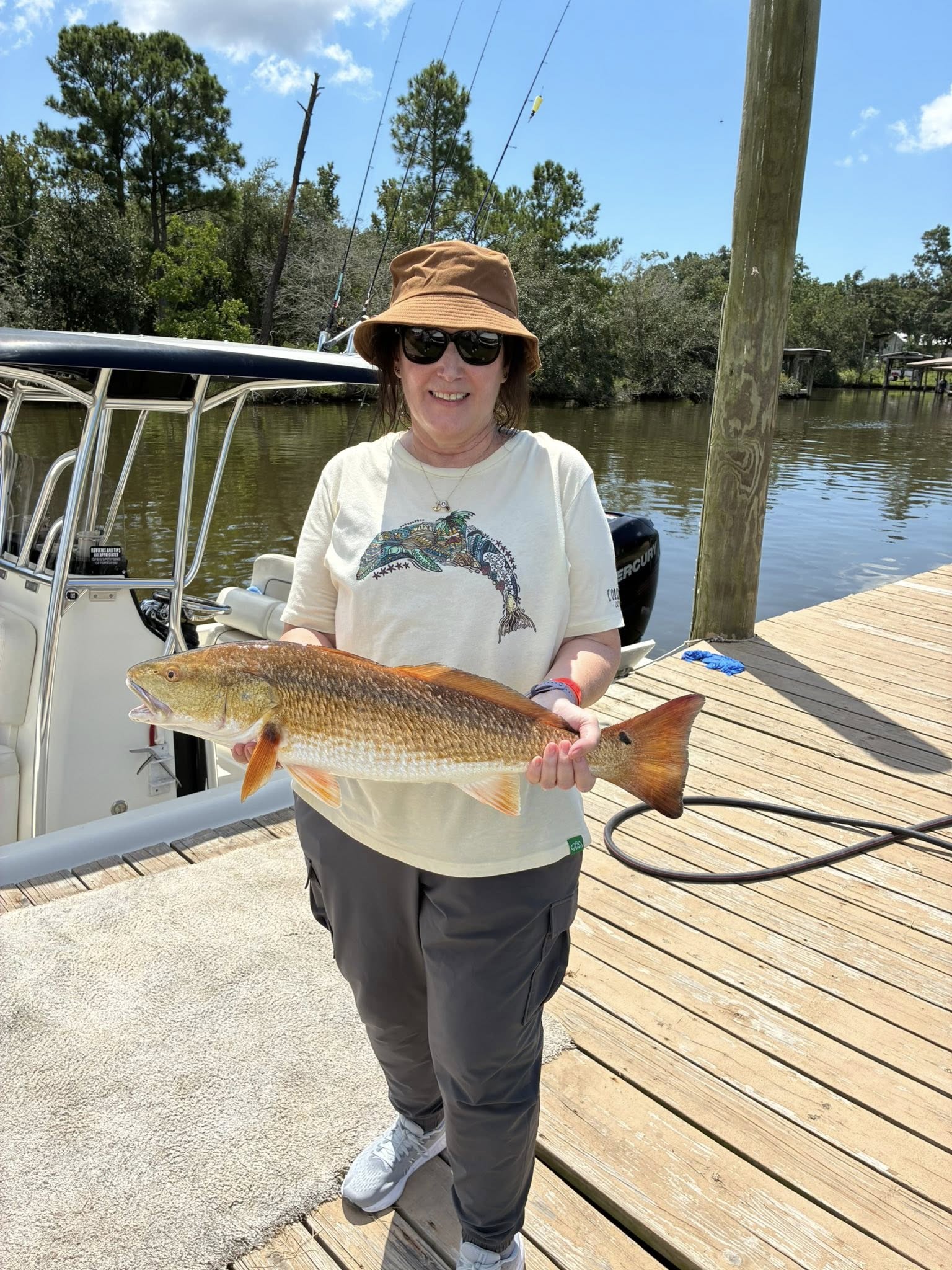 Redfish caught in Gulf Shores