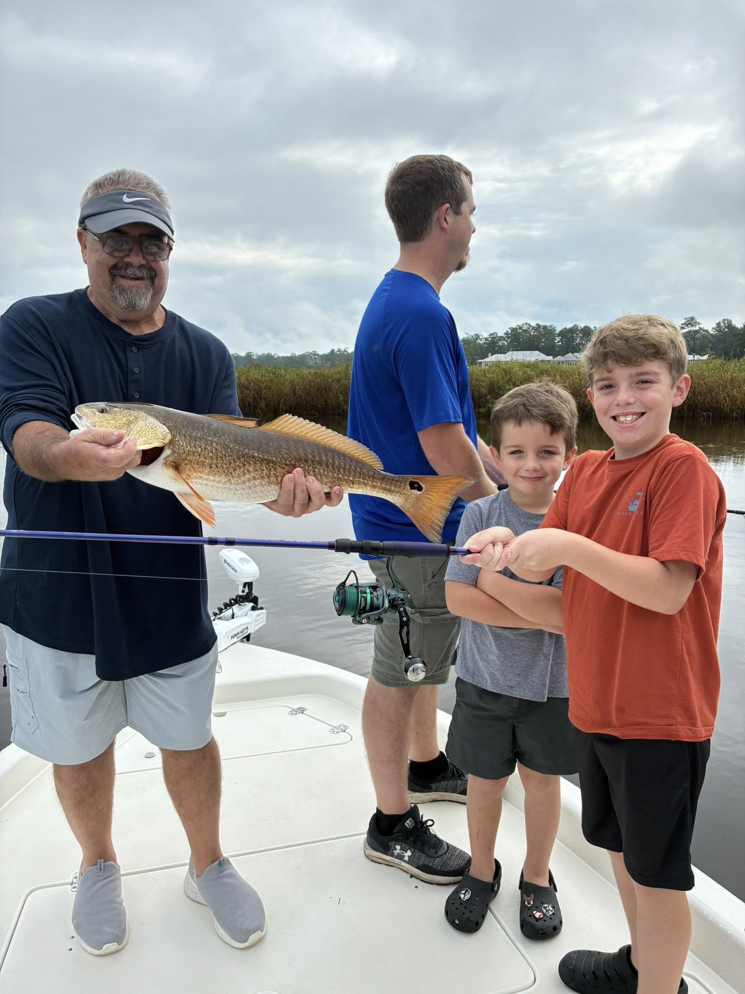 Redfish caught while fishing in Gulf Shores