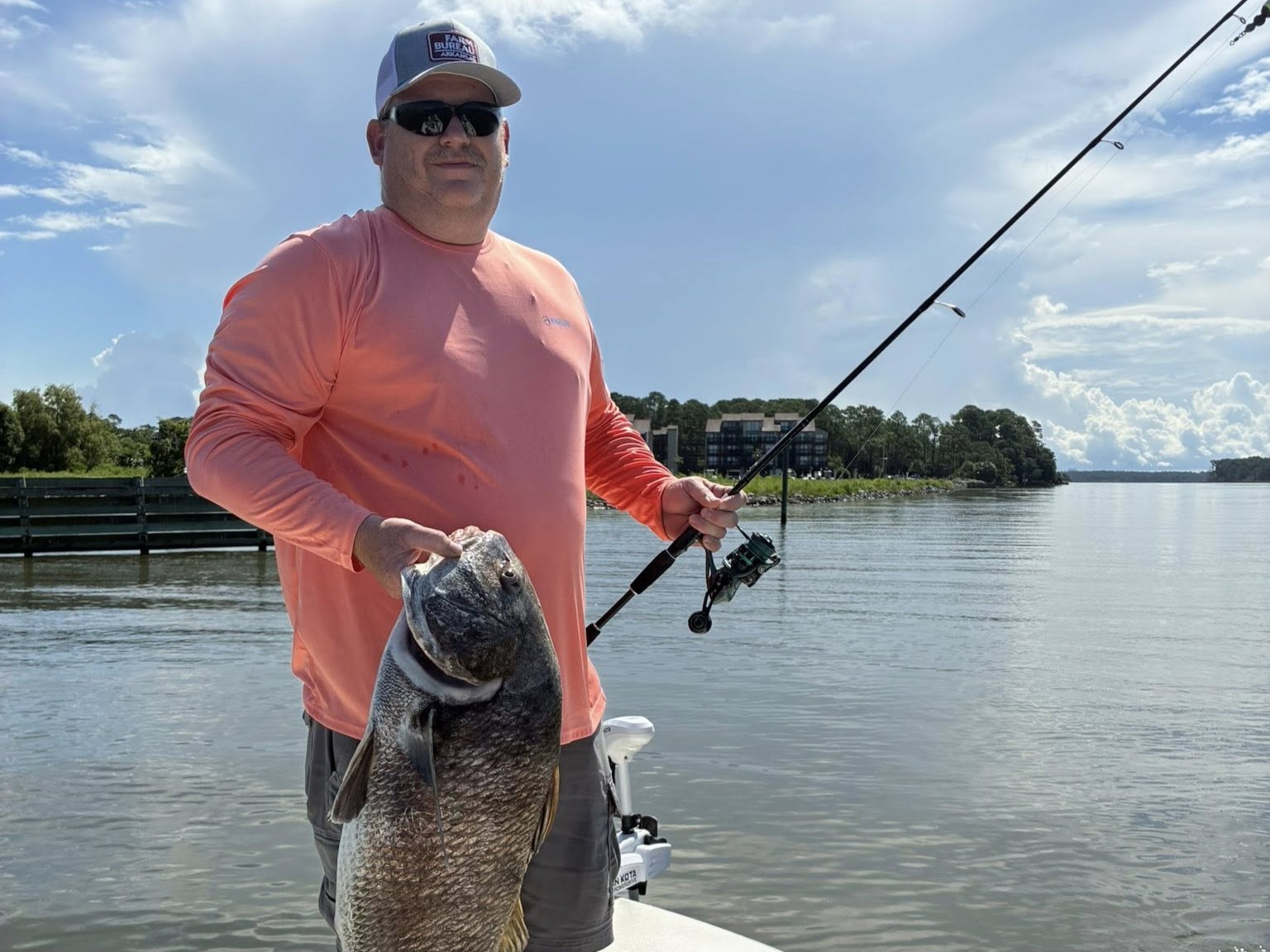 Gulf Shores inshore fishing trip aboard Shearwater 25' boat with Captain Shawn Slattery