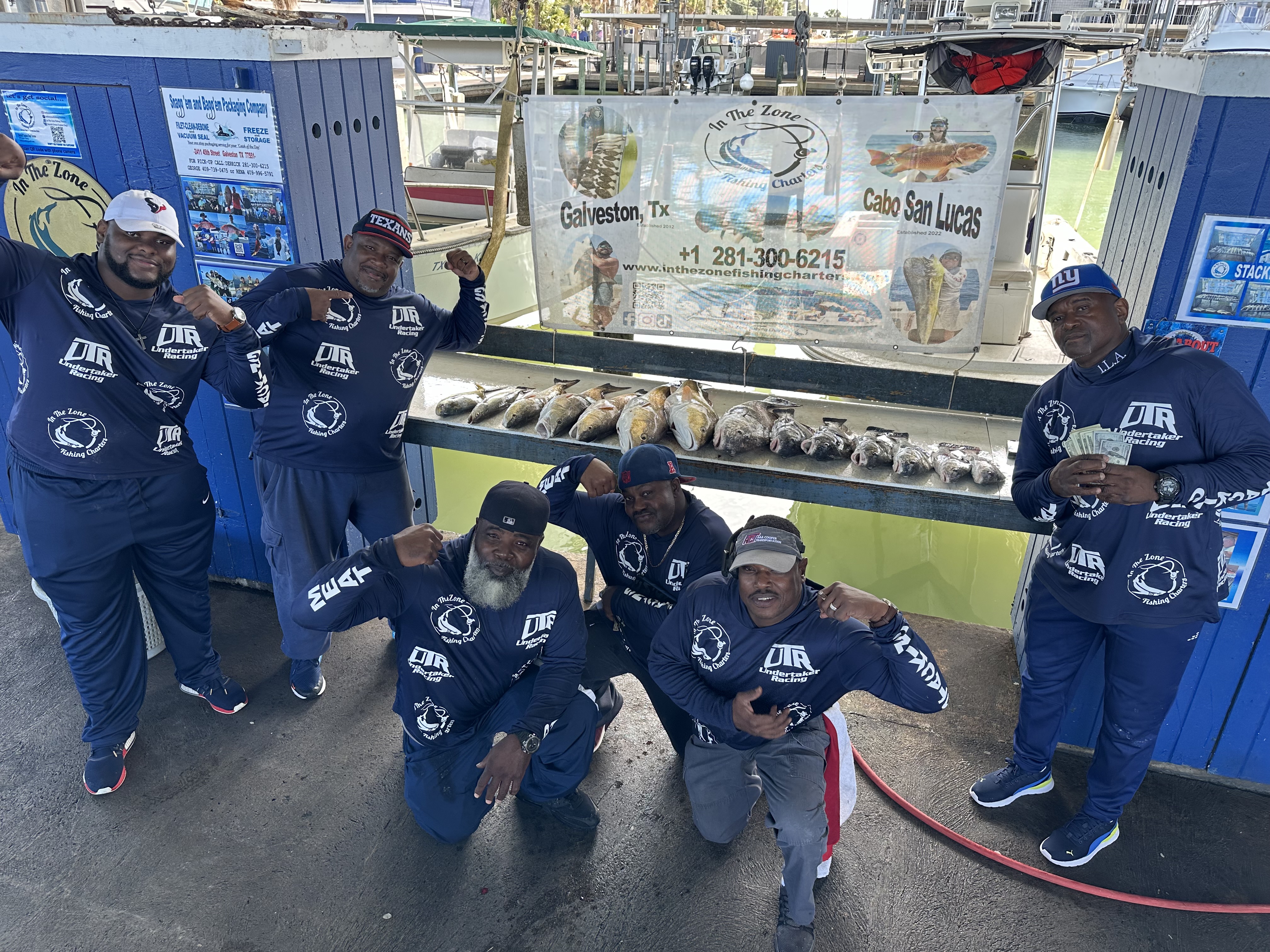 Best fishing in Galveston with group of 9 people