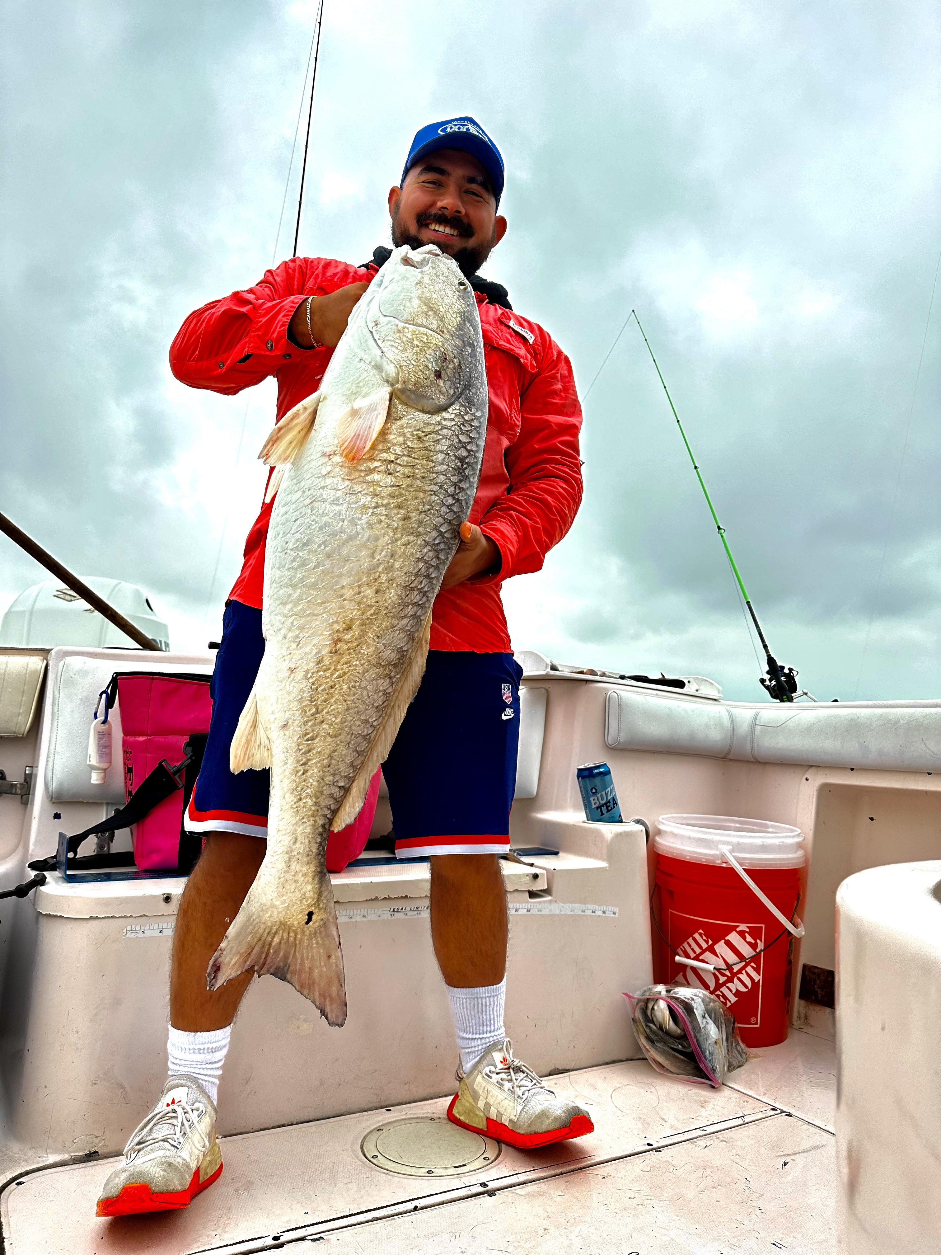 1 fisherman fishing in TX