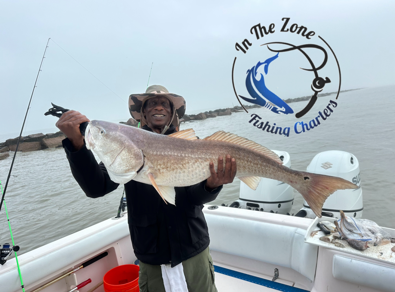 Redfish caught in Galveston