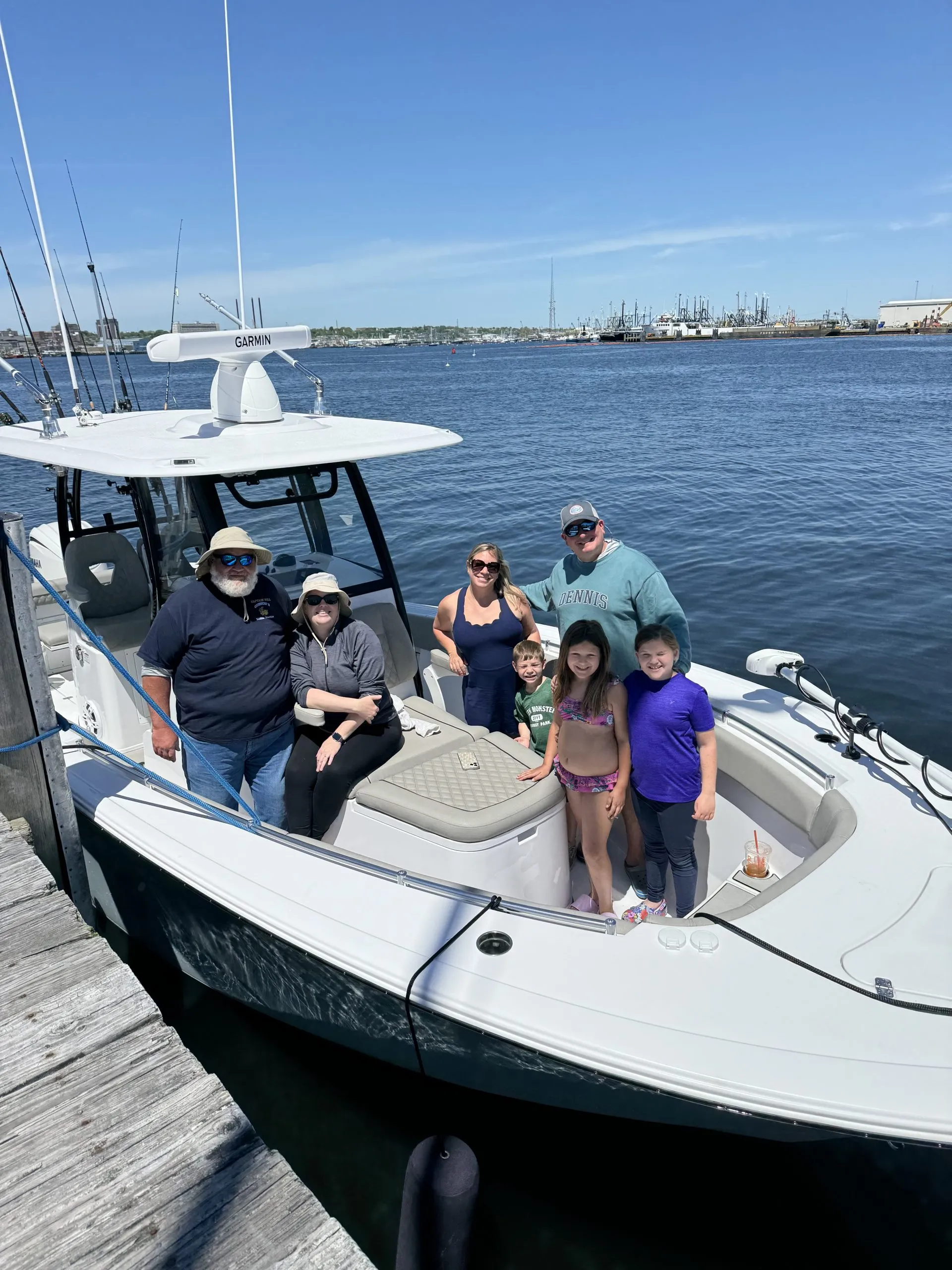 7 people fishing in MA