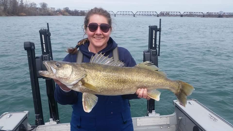 A successful pike-perch fishing trip in Welland